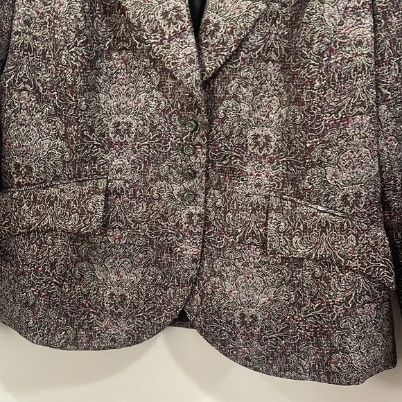 Focus 2000 Metallic Vintage Purple Blazer - Picture 7 of 11